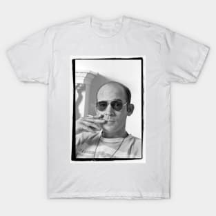 Hunther S Thompson Portrait T-Shirt